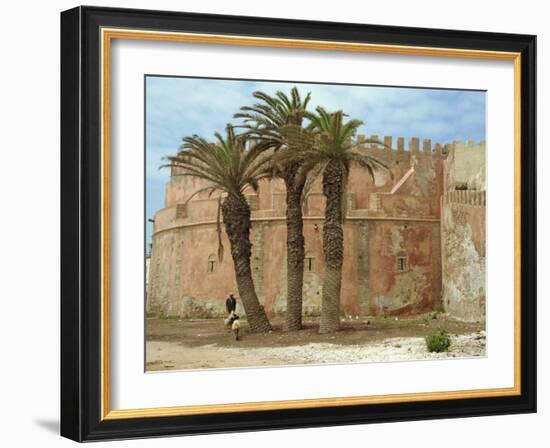 Shepherd by the Town Walls, Essaouira, Morocco, North Africa, Africa-Hodson Jonathan-Framed Photographic Print