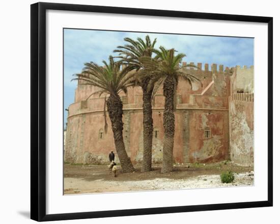 Shepherd by the Town Walls, Essaouira, Morocco, North Africa, Africa-Hodson Jonathan-Framed Photographic Print