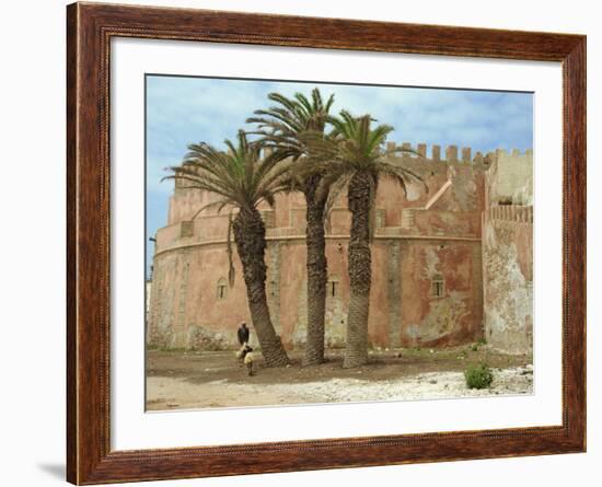 Shepherd by the Town Walls, Essaouira, Morocco, North Africa, Africa-Hodson Jonathan-Framed Photographic Print