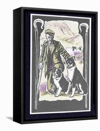 Shepherd Laddie O' the Hills, 1997-Karen Cater-Framed Premier Image Canvas