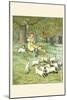 Shepherd Lays His Flute for Lambs-Randolph Caldecott-Mounted Art Print