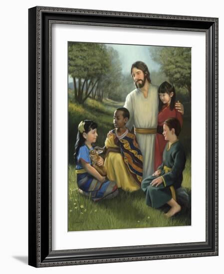 Shepherd of All-David Lindsley-Framed Giclee Print