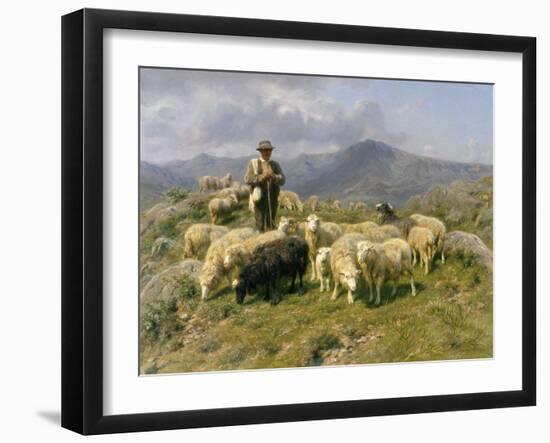 Shepherd of the Pyrenees, 1888-Rosa Bonheur-Framed Giclee Print