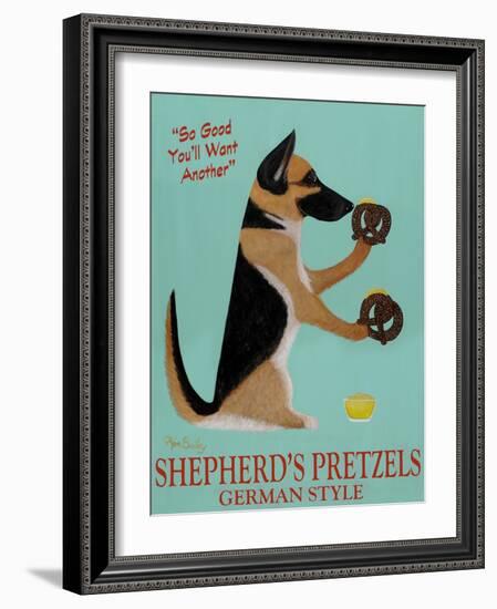 Shepherd's Pretzels-Ken Bailey-Framed Giclee Print