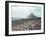 Shepherd Tending Flock of Sheep, Mont Saint Michel, a 13th Cent. Abbey and Town on Brittany Coast-Nat Farbman-Framed Photographic Print