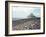 Shepherd Tending Flock of Sheep, Mont Saint Michel, a 13th Cent. Abbey and Town on Brittany Coast-Nat Farbman-Framed Photographic Print