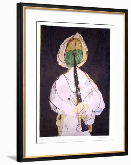 Shepherd with Green Beard-Slavko Kopac-Framed Limited Edition