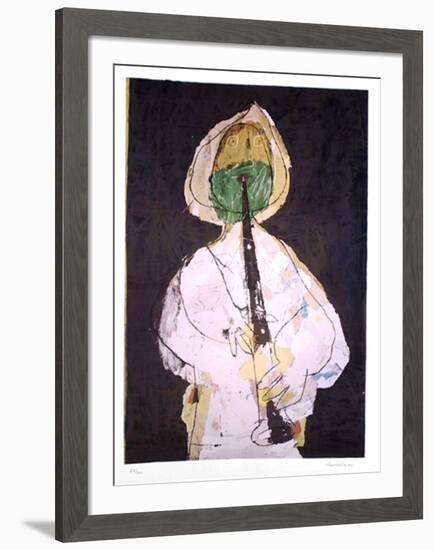 Shepherd with Green Beard-Slavko Kopac-Framed Limited Edition