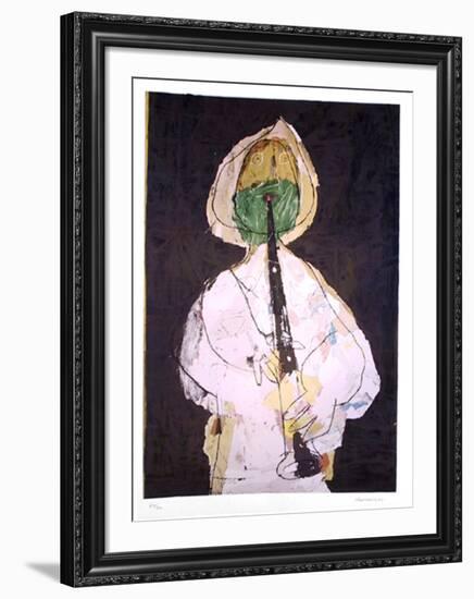 Shepherd with Green Beard-Slavko Kopac-Framed Limited Edition