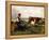 Shepherdess with Cows and Goats-Julien Dupre-Framed Premier Image Canvas