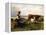Shepherdess with Cows and Goats-Julien Dupre-Framed Premier Image Canvas
