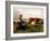 Shepherdess with Cows and Goats-Julien Dupré-Framed Premium Giclee Print