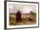 Shepherdess with Her Flock, 1907-Theophile Louis Deyrolle-Framed Giclee Print