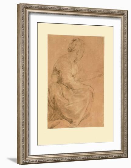 Shepherdess-Peter Paul Rubens-Framed Collectable Print