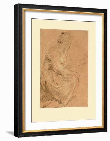 Shepherdess-Peter Paul Rubens-Framed Collectable Print