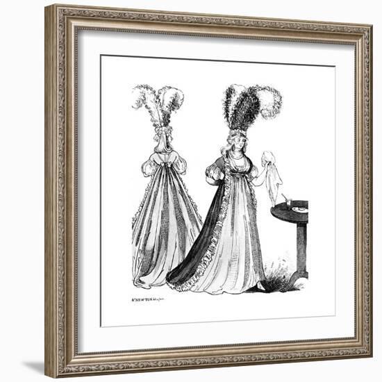 Shepherds, I Have Lost My Waist! Have You Seen My Body?..., 1795-Richard Newton-Framed Giclee Print