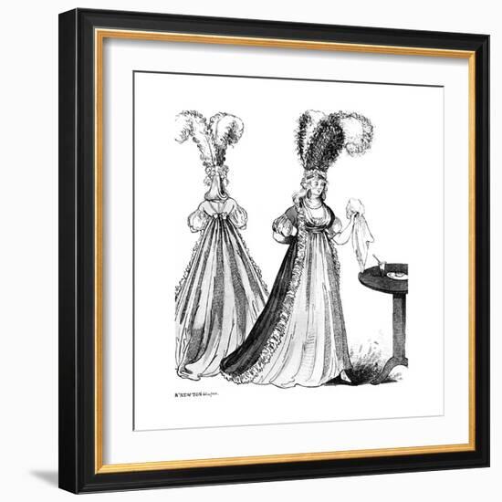 Shepherds, I Have Lost My Waist! Have You Seen My Body?..., 1795-Richard Newton-Framed Giclee Print