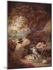 Shepherds Reposing, c18th century, (1919)-George Morland-Mounted Giclee Print