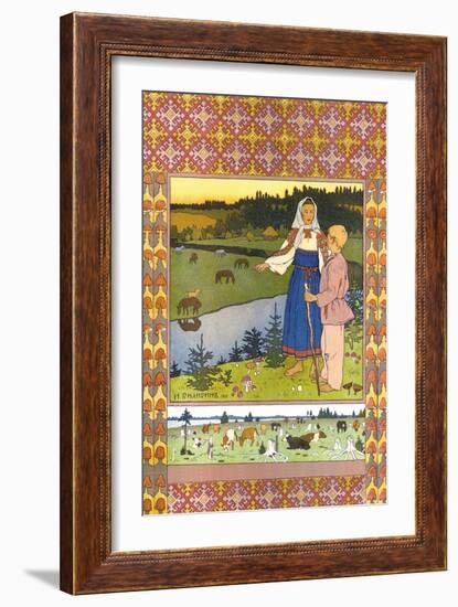 Shepherds-Ivan Bilibin-Framed Art Print