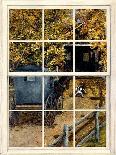 Birch Frame Plaid-Pheasant-Sher Sester-Giclee Print