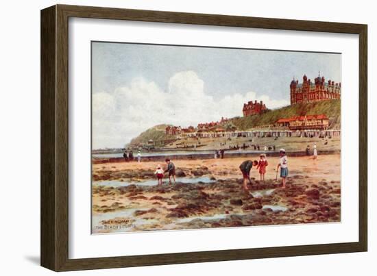 Sheringham, the Beach and Cliffs-Alfred Robert Quinton-Framed Giclee Print