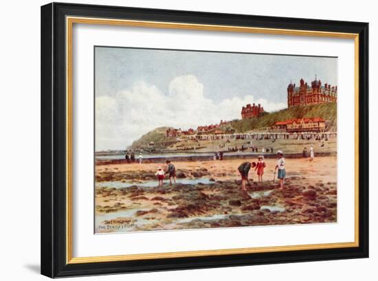 Sheringham, the Beach and Cliffs-Alfred Robert Quinton-Framed Giclee Print