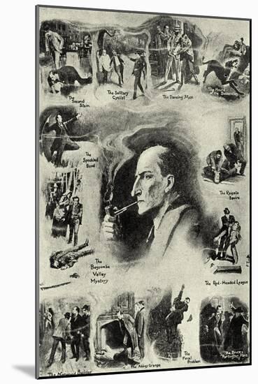 Sherlock Holmes and his career-Sidney Paget-Mounted Giclee Print