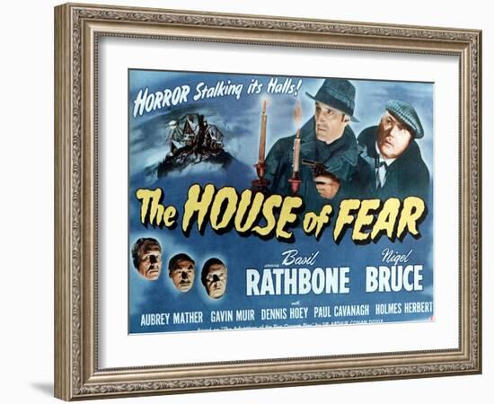 Sherlock Holmes And the House of Fear, 1945, Directed by Roy William Neill-null-Framed Giclee Print