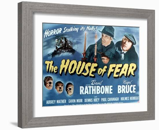 Sherlock Holmes And the House of Fear, 1945, Directed by Roy William Neill-null-Framed Giclee Print