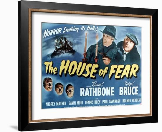 Sherlock Holmes And the House of Fear, 1945, Directed by Roy William Neill-null-Framed Giclee Print