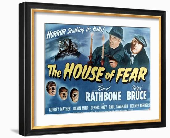 Sherlock Holmes And the House of Fear, 1945, Directed by Roy William Neill-null-Framed Giclee Print