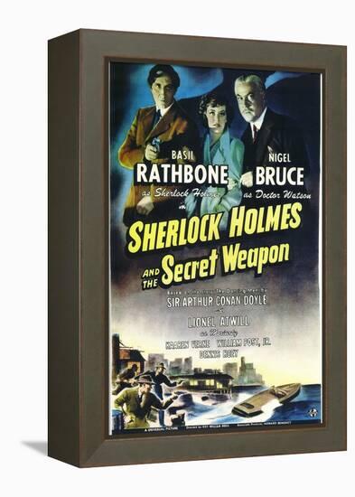 Sherlock Holmes and the Secret Weapon-null-Framed Stretched Canvas