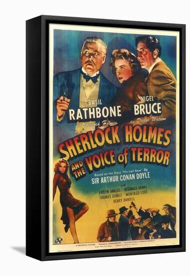 Sherlock Holmes and the Voice of Terror-null-Framed Stretched Canvas