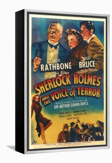 Sherlock Holmes and the Voice of Terror-null-Framed Stretched Canvas