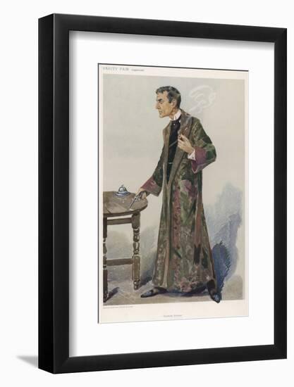 Sherlock Holmes as Played on the London Stage by Actor William Gillette-Spy (Leslie M. Ward)-Framed Photographic Print