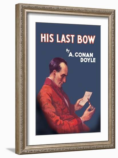 Sherlock Holmes- His Last Bow-Erberto Carboni-Framed Art Print