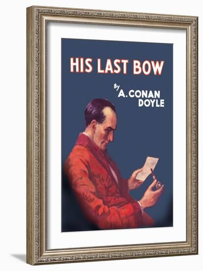 Sherlock Holmes- His Last Bow-Erberto Carboni-Framed Premium Giclee Print