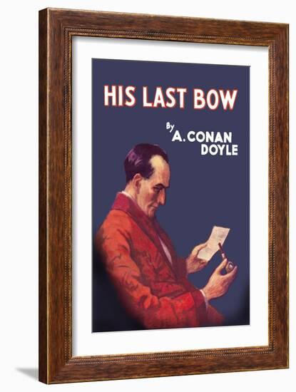 Sherlock Holmes- His Last Bow-Erberto Carboni-Framed Art Print