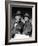 SHERLOCK HOLMES Nigel Bruce and Basil Rathbone (b/w photo)-null-Framed Photo