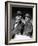 SHERLOCK HOLMES Nigel Bruce and Basil Rathbone (b/w photo)-null-Framed Photo