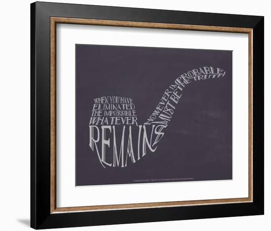 Sherlock Holmes-null-Framed Art Print