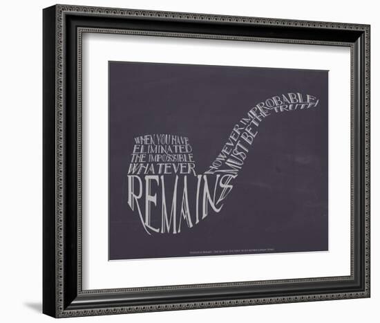 Sherlock Holmes-null-Framed Art Print