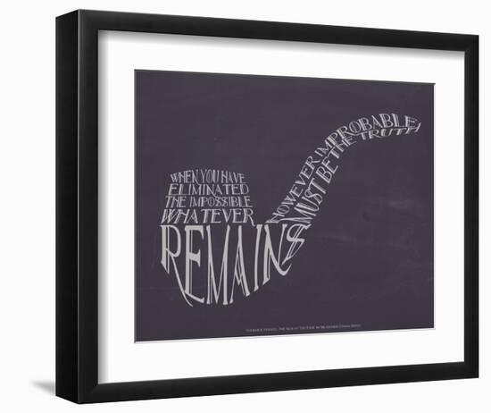 Sherlock Holmes-null-Framed Art Print