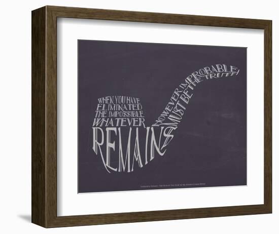 Sherlock Holmes-null-Framed Art Print