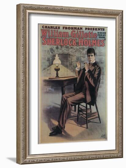 Sherlock Holmes-null-Framed Art Print