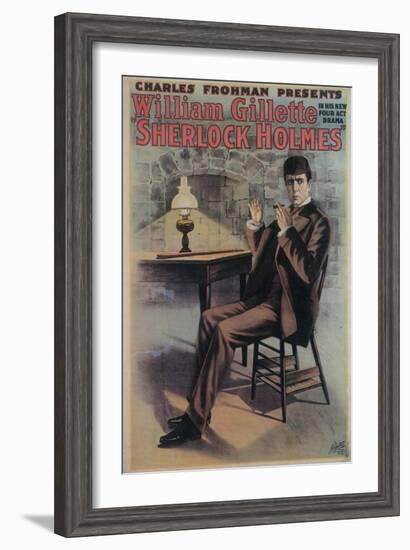 Sherlock Holmes-null-Framed Art Print