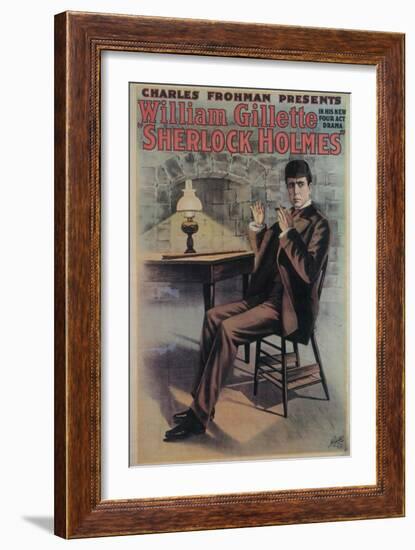 Sherlock Holmes-null-Framed Art Print