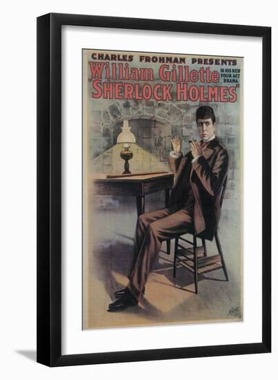 Sherlock Holmes-null-Framed Art Print