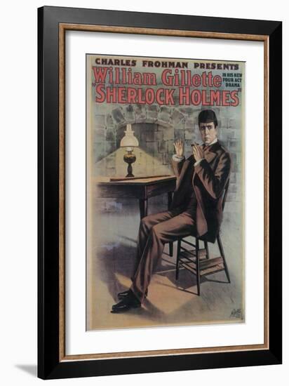 Sherlock Holmes-null-Framed Art Print