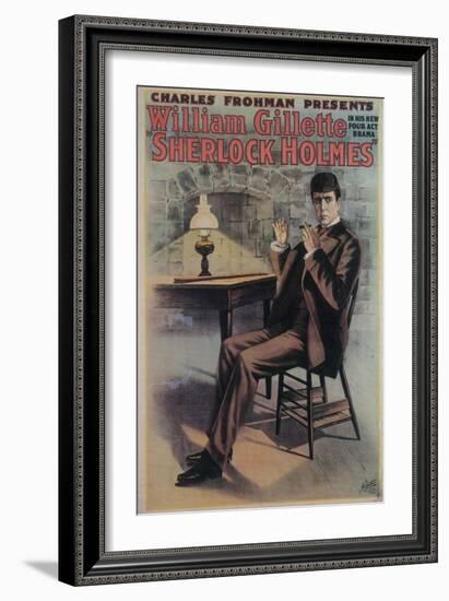 Sherlock Holmes-null-Framed Art Print